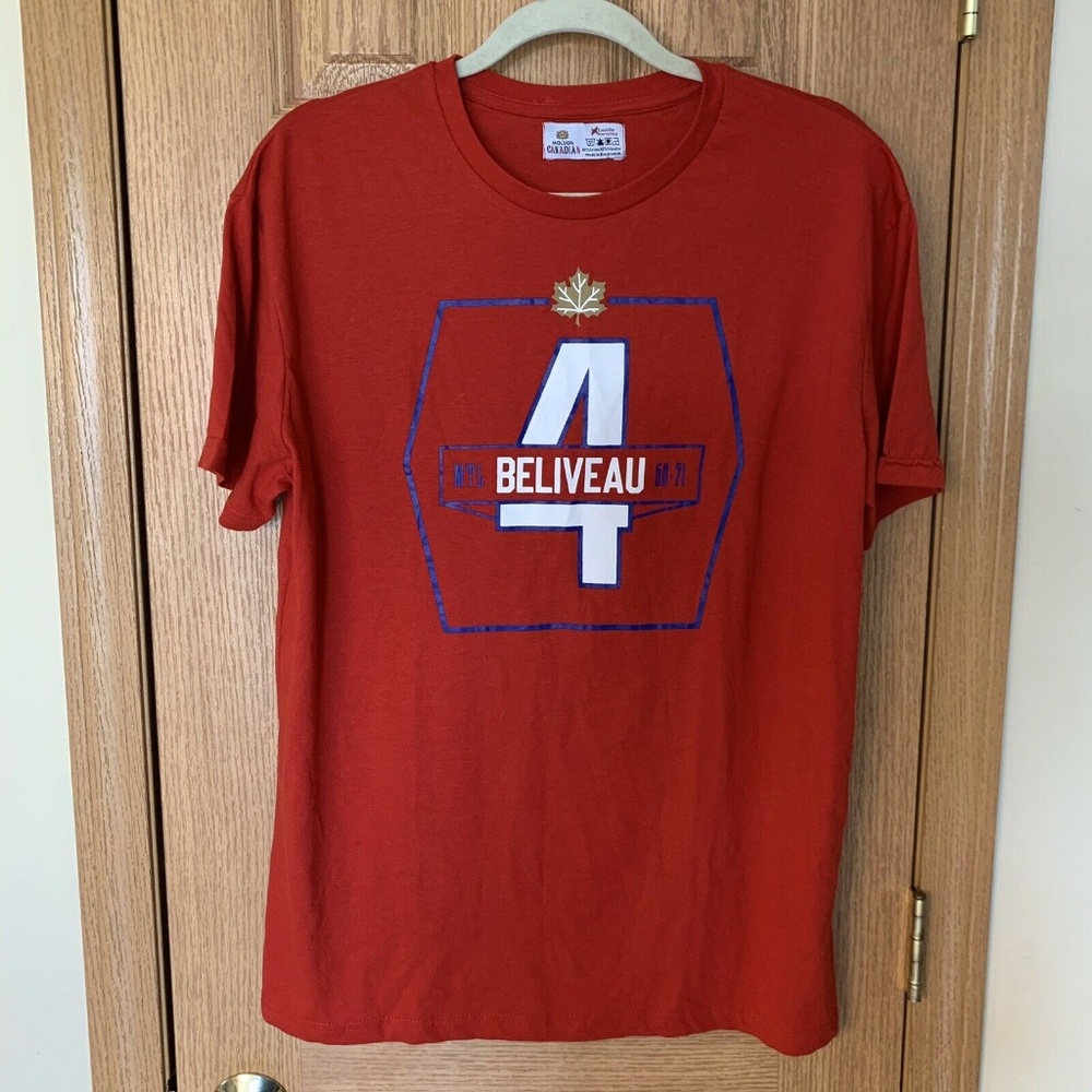 Molson Canadian Tee My Beliveau 50-71 The Alumni